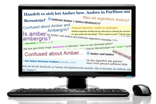 Das Amber-/Ambra-/Bernstein-Problem im Internet. 